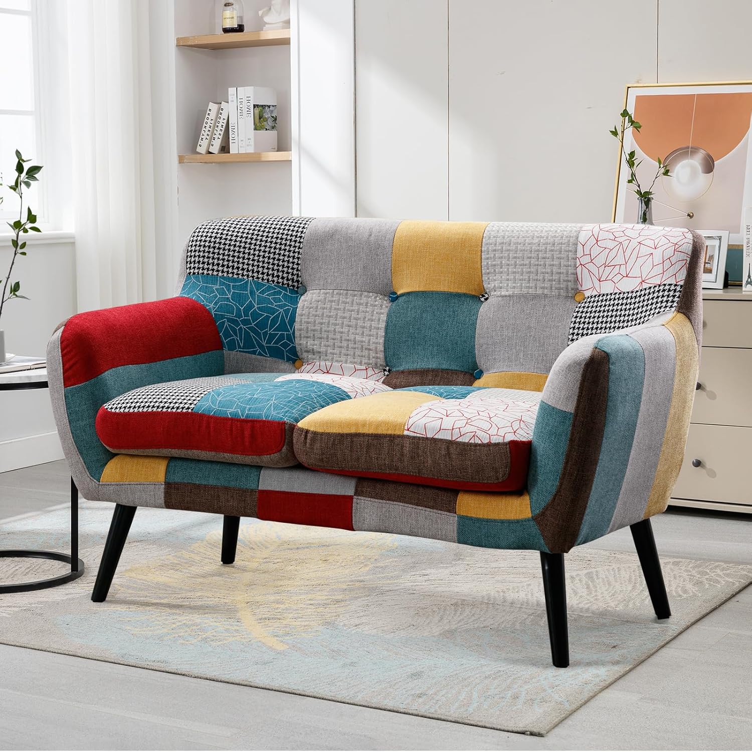 Office Furniture Group - Modern Boho Loveseat Couch Sofa Chair