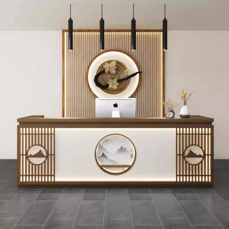 Office Furniture In Usa - Simple Classic Reception Desk Senior Style
