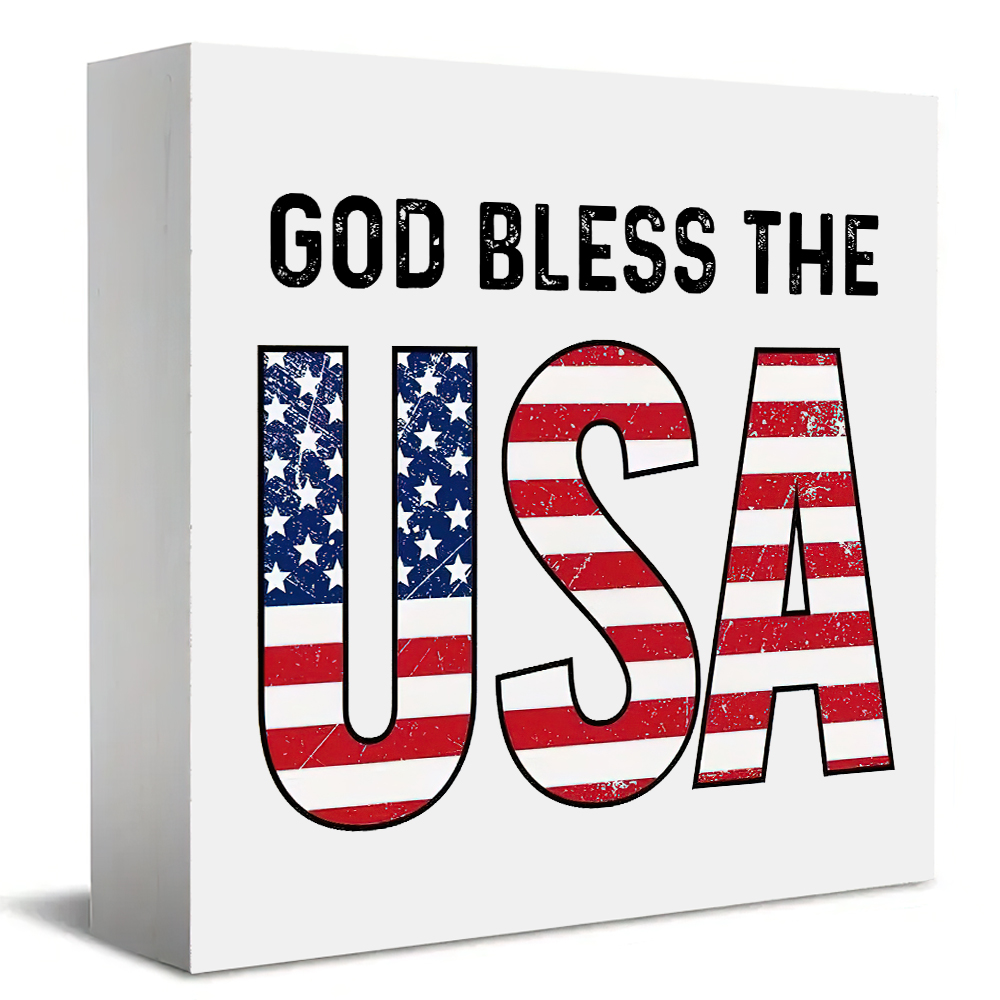Office Furniture In Usa - 1 Piece God Bless The USA
