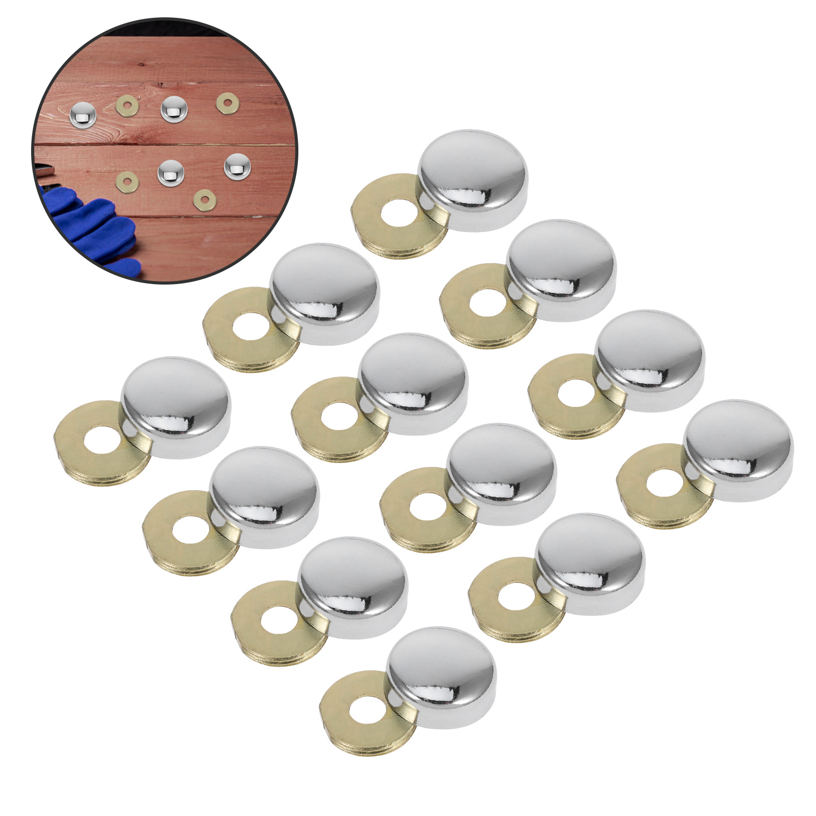 Office Furniture Group - 1 Set Decorative Screw Caps With