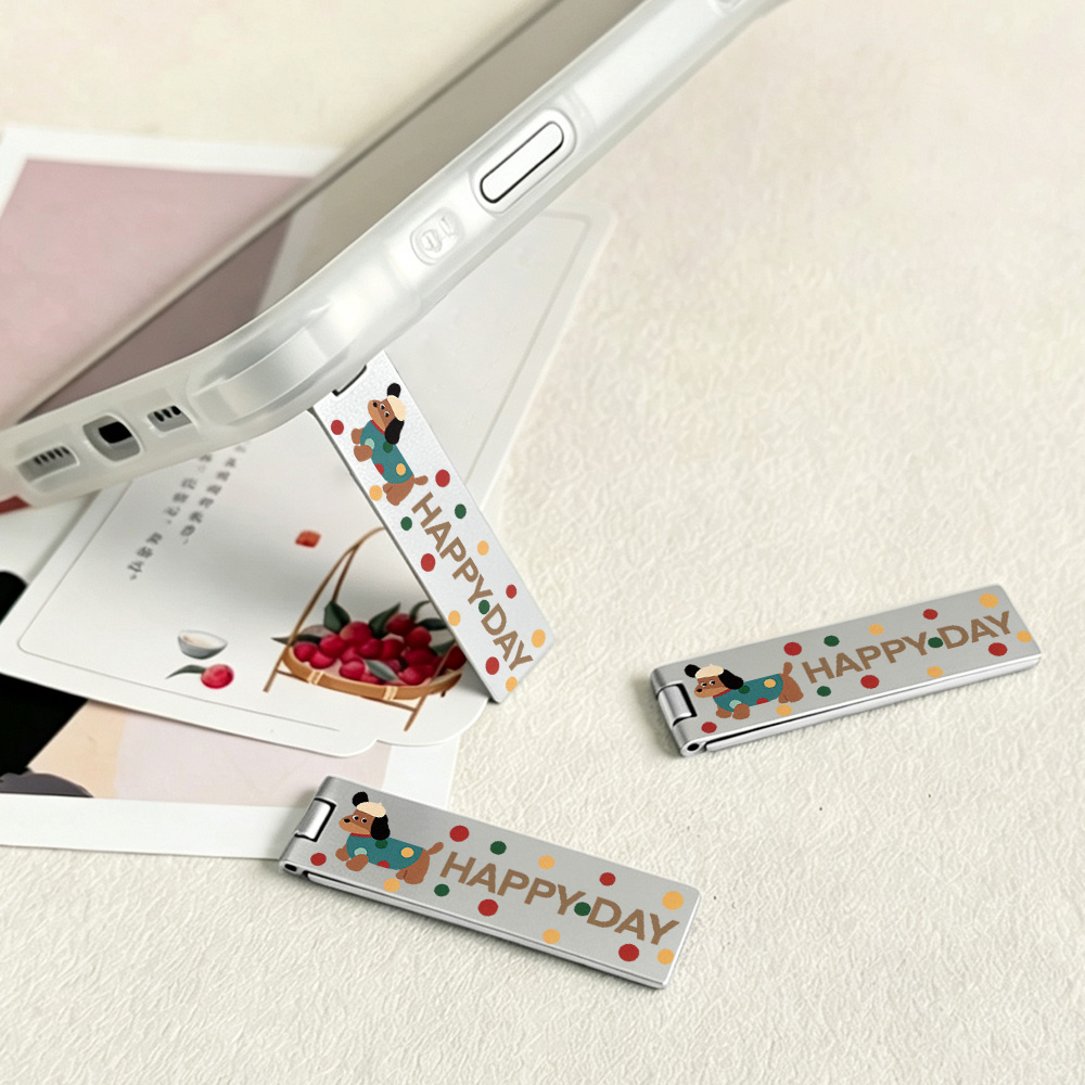 Mobile Pedestal Cabinet - Ultra-thin Invisible Phone Kickstand Folding Back