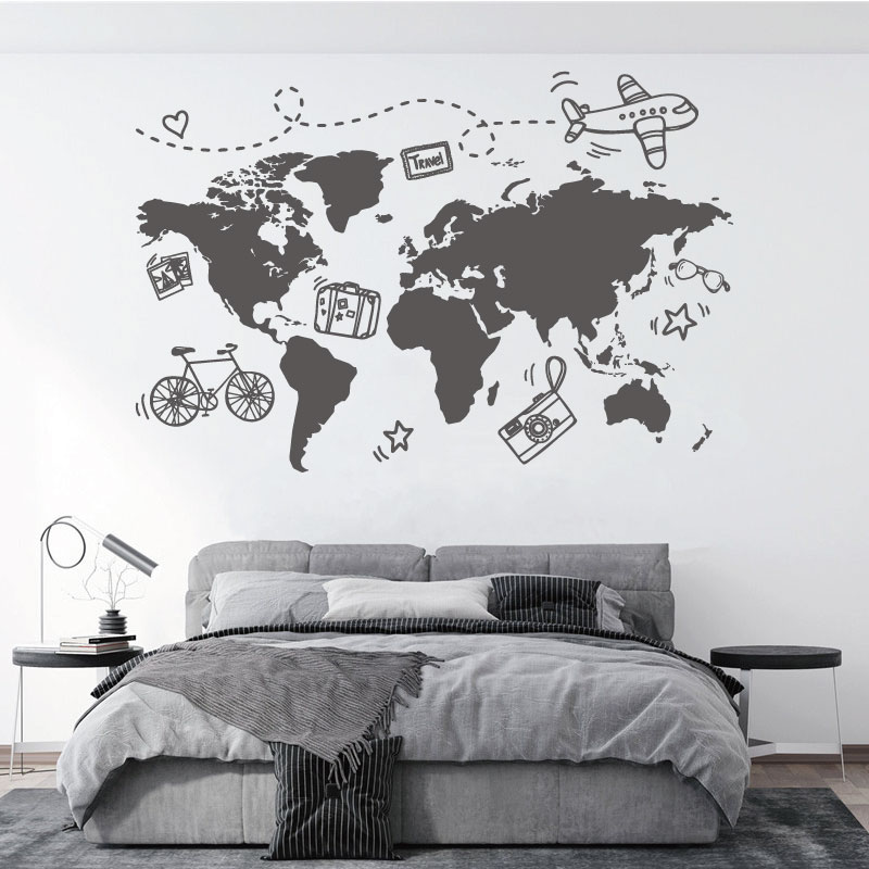 Go Travel World Map Wall Stick - Office Furniture World review and price
