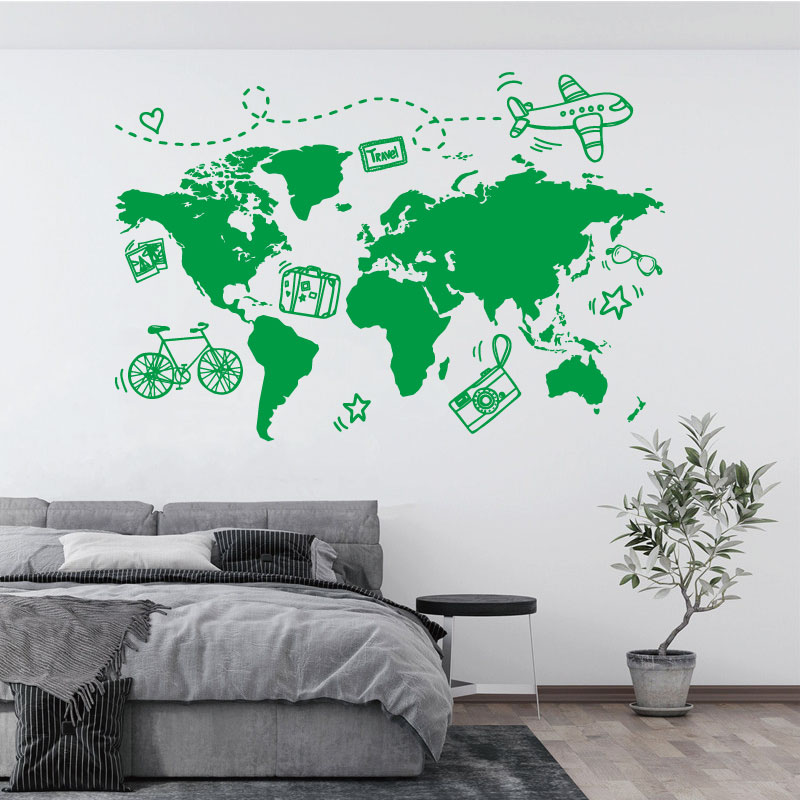 Go Travel World Map Wall Stick - Office Furniture World review and price