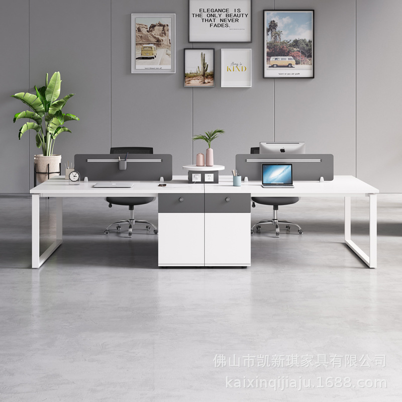 Four-person workplace staff de - Office Furniture Manufacturers review and price