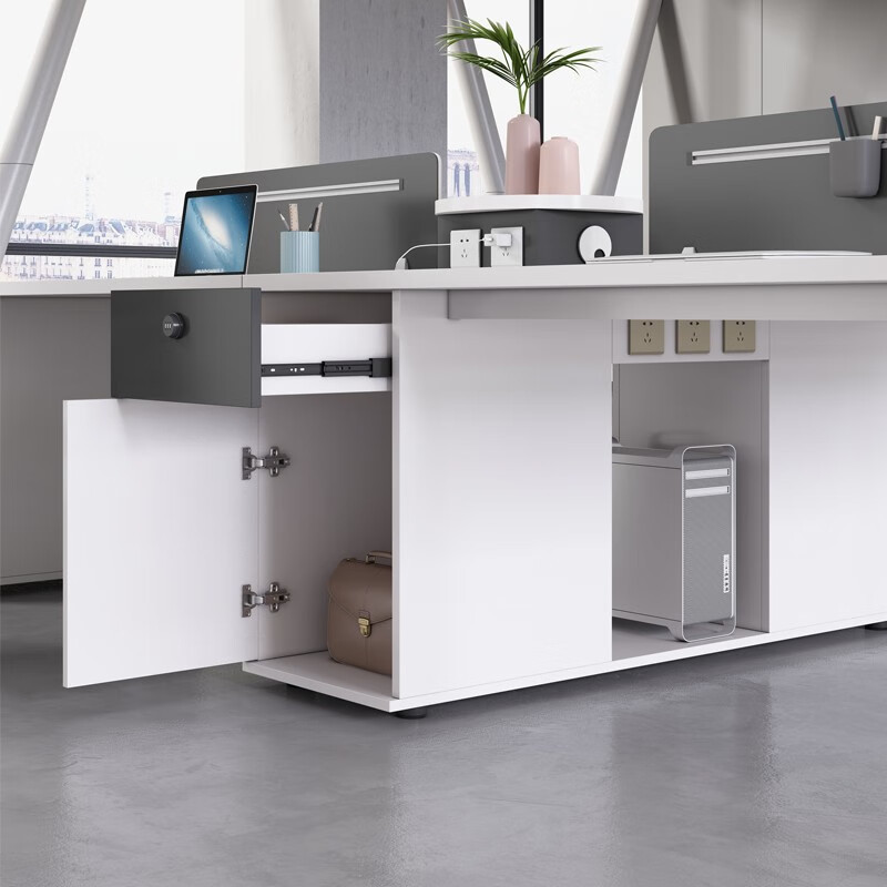 Four-person workplace staff de - Office Furniture Manufacturers review and price