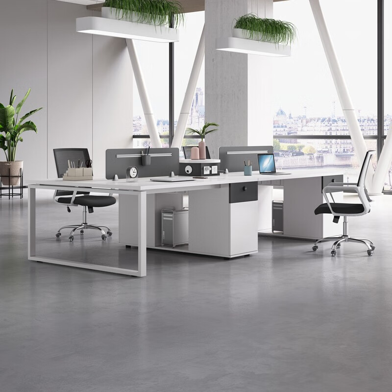 Four-person workplace staff de - Office Furniture Manufacturers review and price