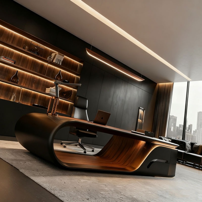 Luxury Modern L-Shaped Executi - Office Furniture Manufacturers review and price