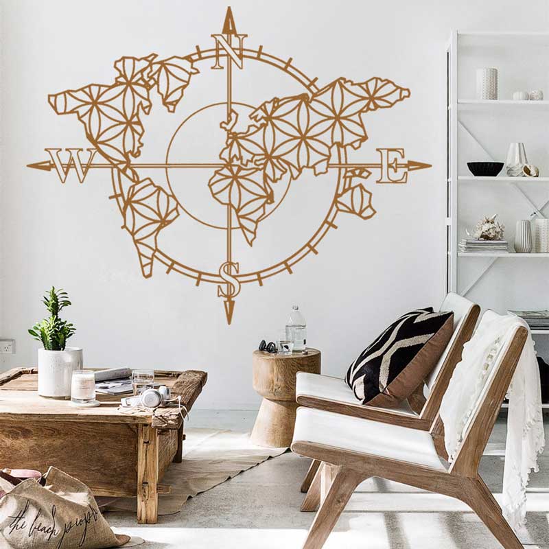 Flower of Life World Map Compa - Office Furniture World review and price
