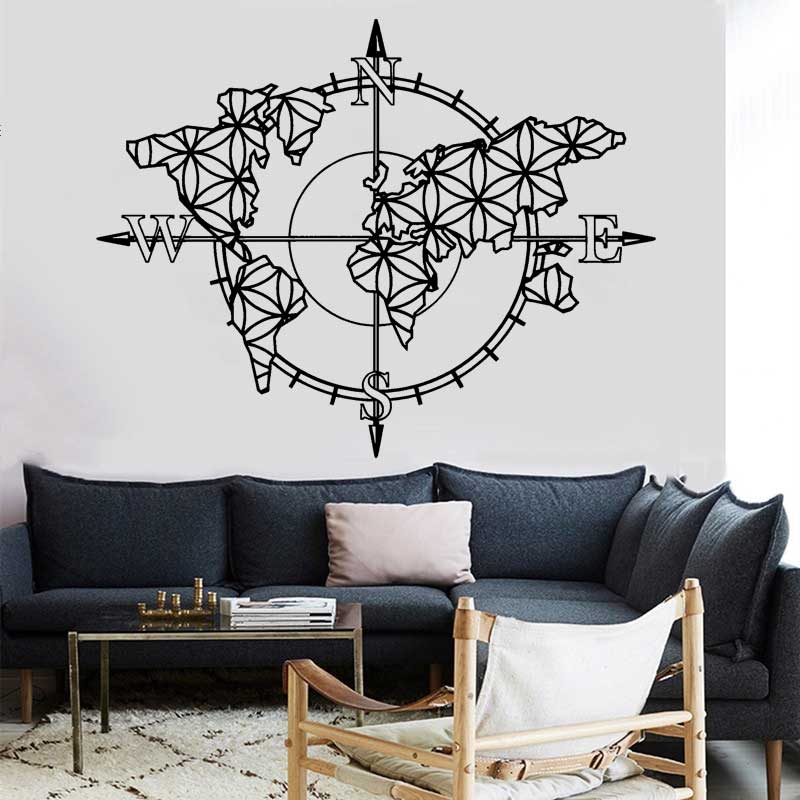Flower of Life World Map Compa - Office Furniture World review and price