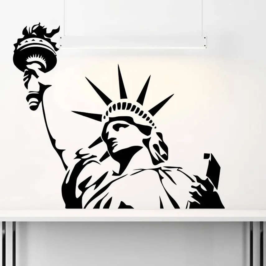 USA Statue of Liberty Wall Sti - Office Furniture In Usa review and price