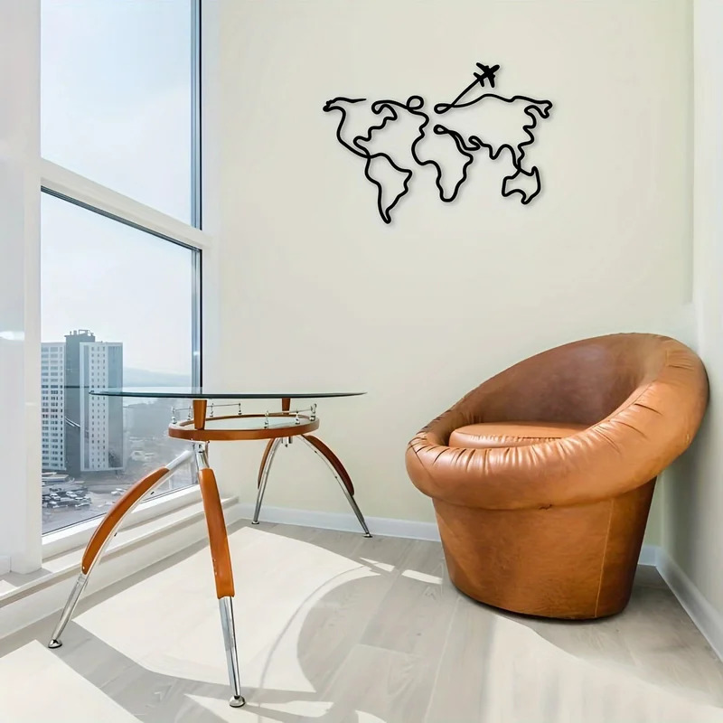 1PC Art Deco Style Metal Wall  - Office Furniture World review and price