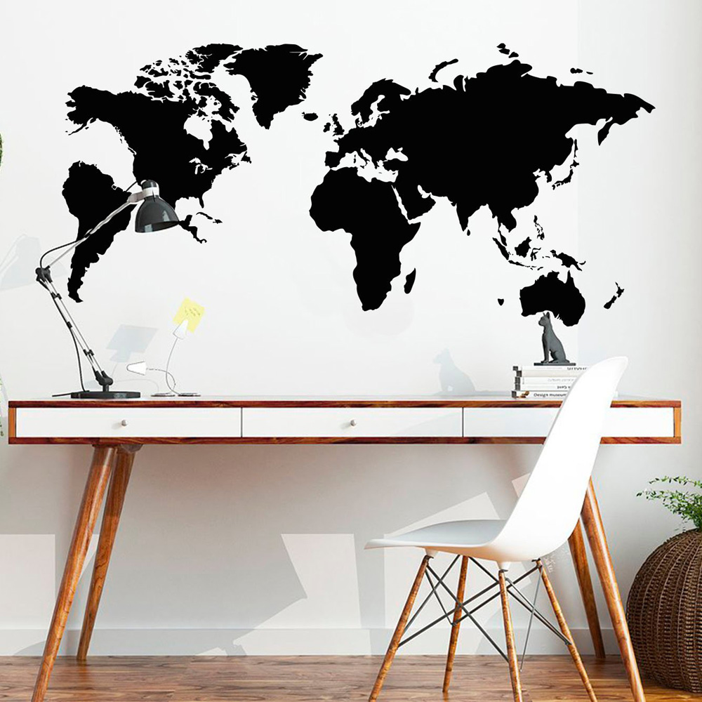 2021 New World Map wall sticke - Office Furniture World review and price