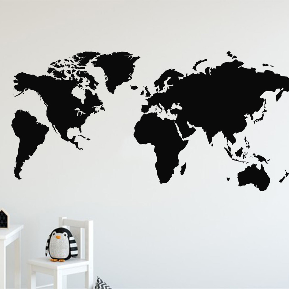 2021 New World Map wall sticke - Office Furniture World review and price