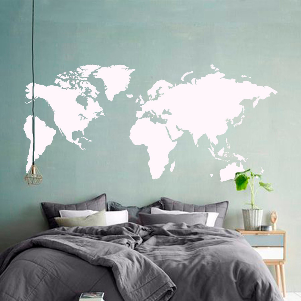 2021 New World Map wall sticke - Office Furniture World review and price