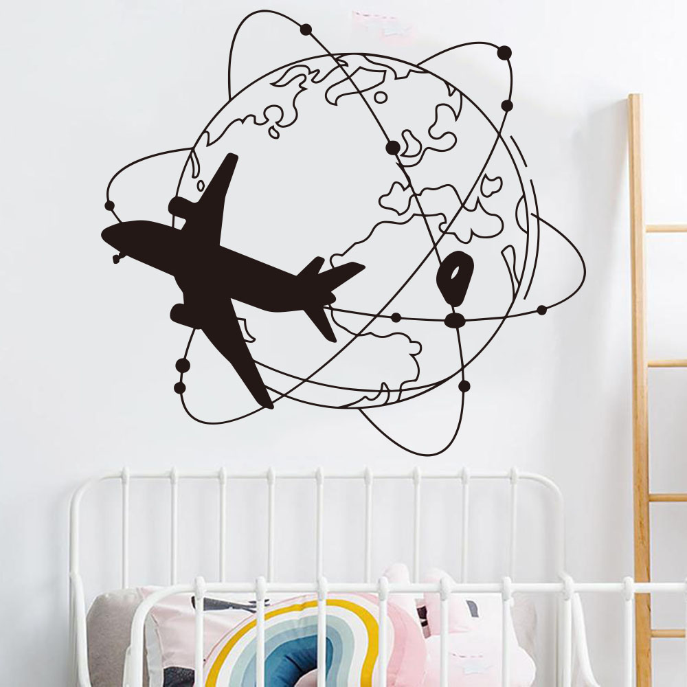 Large Travel The World Airplan - Office Furniture World review and price