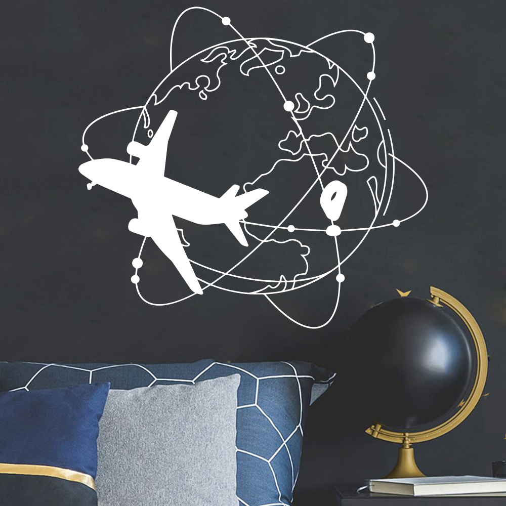 Large Travel The World Airplan - Office Furniture World review and price