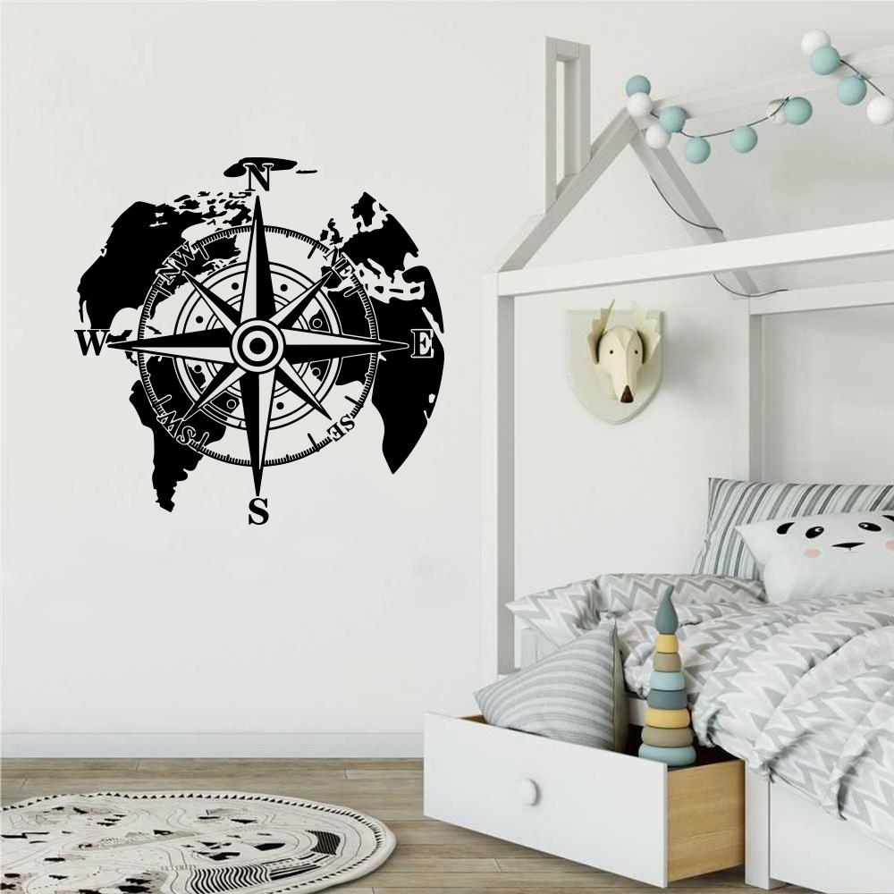 Modern World Map Compass Campe - Office Furniture World review and price