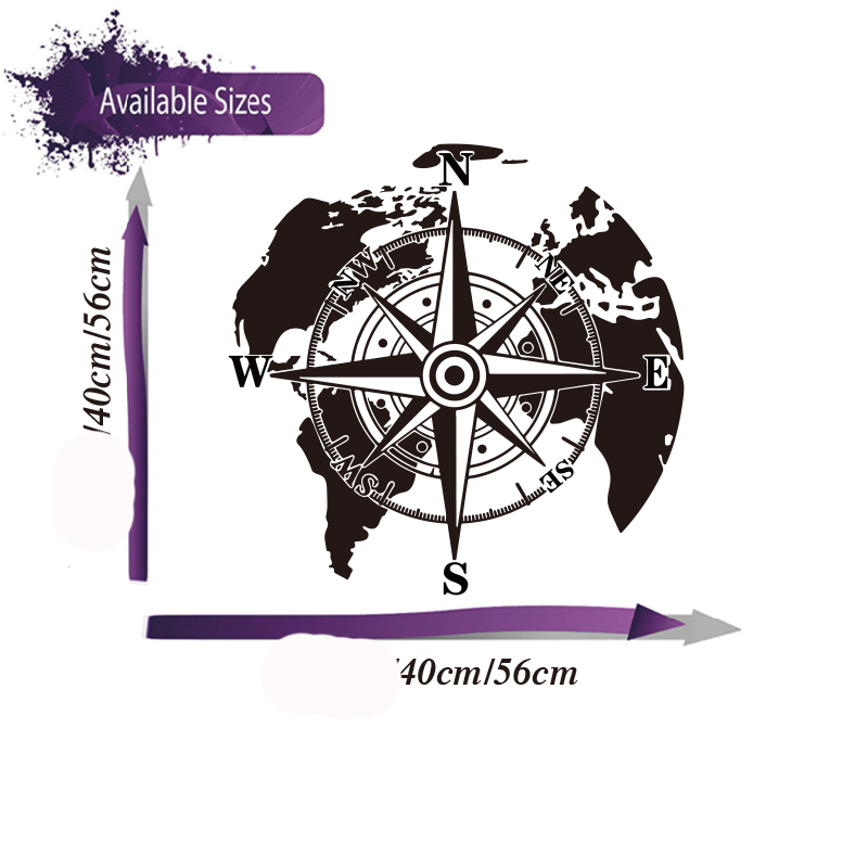Modern World Map Compass Campe - Office Furniture World review and price